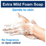 Tork Extra Mild Hand Washing Foam Soap S4, No Fragrance Added, 6 x 1L, 401811 (formerly 401211)