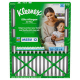 Kleenex Elite Allergen Air Filter 20x25x4 Inches - 12 MERV RATING (2-Pack)