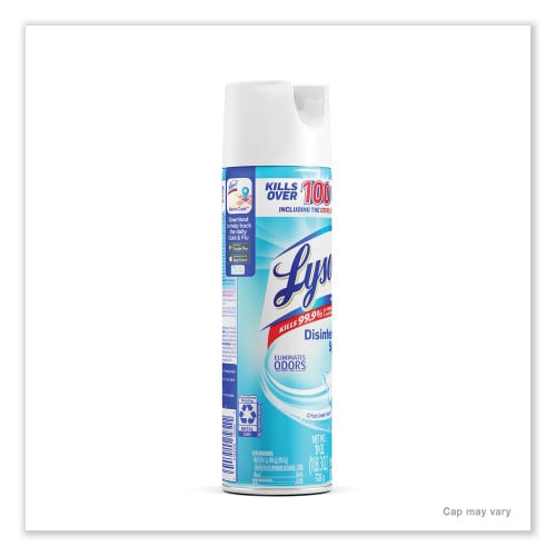 Lysol® Disinfectant Spray, Crisp Linen, 19 oz. Aerosol, 12 Cans (79329CT)
