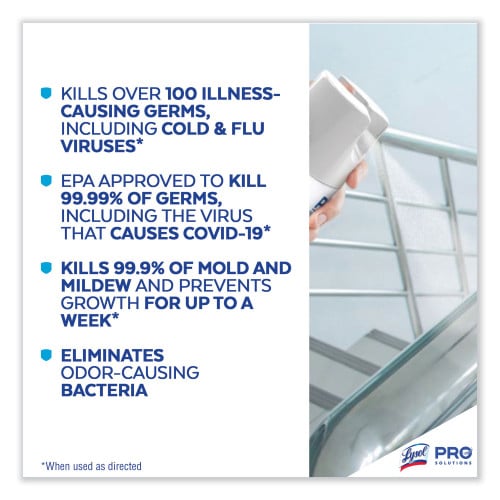 Lysol® Disinfectant Spray, Crisp Linen, 19 oz. Aerosol, 12 Cans (79329CT)