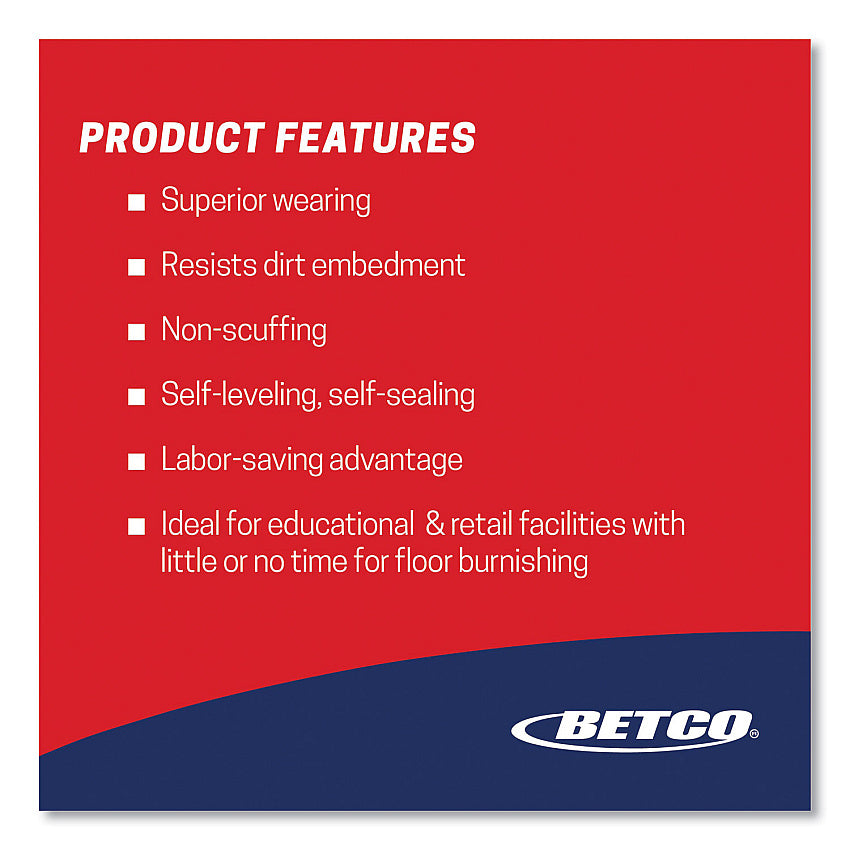 Betco Hard as Nails Floor Finish, 5 gal Bag-in-Box (659B500)