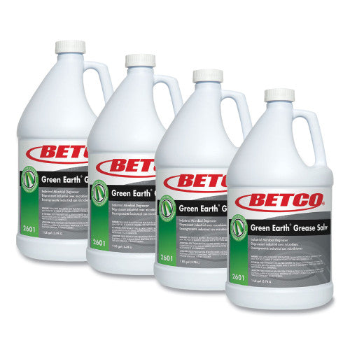 Betco BioActive Solutions Grease Solv, Orange Scent, 1 gal Bottle, 4/Carton (26010400)