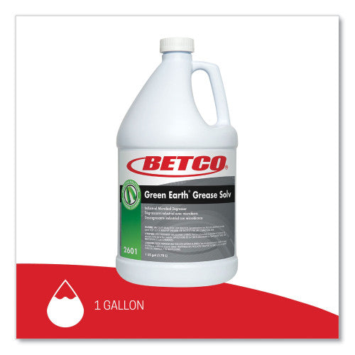 Betco BioActive Solutions Grease Solv, Orange Scent, 1 gal Bottle, 4/Carton (26010400)