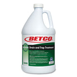 Betco BioActive Solutions Drain and Trap Treatment, Ocean Scent, 1 gal Bottle, 4/Carton (26000400)
