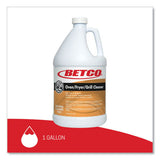 Betco Oven Fryer Grill Cleaner, Characteristic Scent, 1 gal Bottle, 4/Carton (10010400)