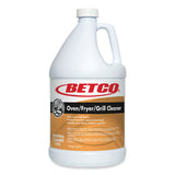 Betco Oven Fryer Grill Cleaner, Characteristic Scent, 1 gal Bottle, 4/Carton (10010400)