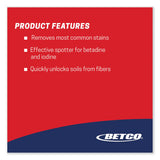 Betco FiberPro Spot Bet Stain Remover, Country Fresh Scent, 32 oz Bottle, 12/Carton (4251200)