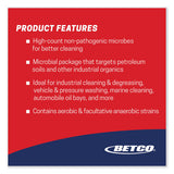 Betco BioActive Solutions Grease Solv, Orange Scent, 1 gal Bottle, 4/Carton (26010400)