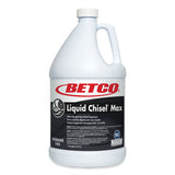 Betco Liquid Chisel Max Non-Butyl Degreaser, Characteristic Scent, 1 gal Bottle, 4/Carton (1450400)
