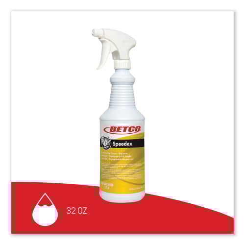 Betco Speedex Degreaser, Mint, 32 oz Spray Bottle, 12/Carton (1731200)
