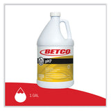 Betco pH7 Floor Cleaner, Lemon Scent, 1 gal Bottle, 4/Carton (1380400)