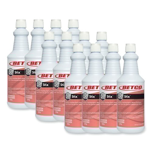 Betco Stix Toilet Bowl Cleaner, Cherry Almond Scent, 32 oz Bottle, 12/Carton (761200)