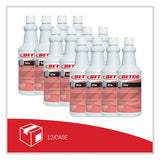 Betco Stix Toilet Bowl Cleaner, Cherry Almond Scent, 32 oz Bottle, 12/Carton (761200)