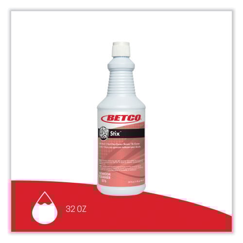 Betco Stix Toilet Bowl Cleaner, Cherry Almond Scent, 32 oz Bottle, 12/Carton (761200)