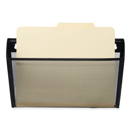 Universal Metal Mesh Wall File, Letter Size, 14" x 3.1" x 8.2", Black (UNV20026)