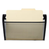 Universal Metal Mesh Wall File, Letter Size, 14" x 3.1" x 8.2", Black (UNV20026)