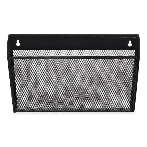 Universal Metal Mesh Wall File, Letter Size, 14" x 3.1" x 8.2", Black (UNV20026)