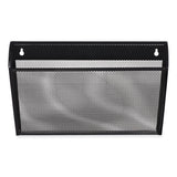 Universal Metal Mesh Wall File, Letter Size, 14" x 3.1" x 8.2", Black (UNV20026)