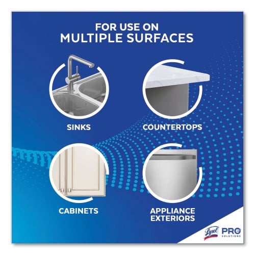 Lysol® Professional Kitchen Antibacterial Cleaner, Citrus Scent, 22 oz. Bottle, 9 Spray Bottles (79556)