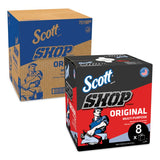 Scott Shop Towels, POP-UP Box, 1-Ply, 9 x 12, Blue, 200/Box, 8 Boxes/Carton (75190)