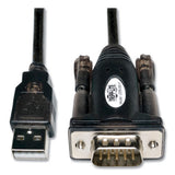 Tripp Lite USB-A to Serial Adapter Cable, 5 ft, Black (U209000R)