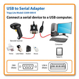 Tripp Lite USB-A to Serial Adapter Cable, 5 ft, Black (U209000R)