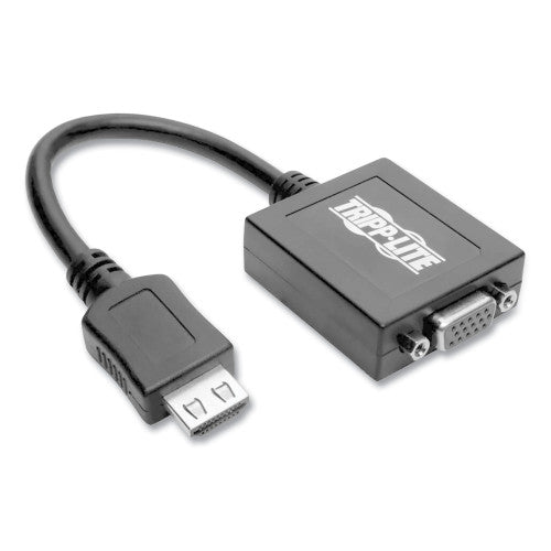Tripp Lite HDMI to VGA with Audio Converter Cable, 6", Black (P13106N)