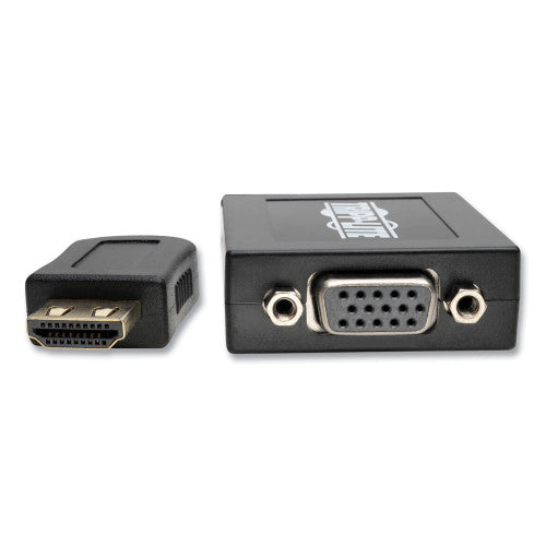 Tripp Lite HDMI to VGA with Audio Converter Cable, 6", Black (P13106N)
