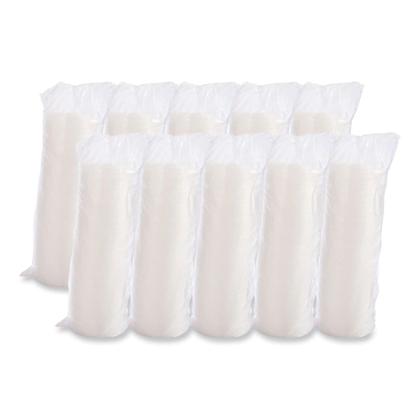 Dart Cold Cup Lids, Fits 8 to 32 oz Cups/Containers, Translucent, 100/Sleeve, 10 Sleeves/Carton (20SL)
