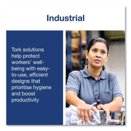 Tork® Heavy-Duty Cleaning Cloth, 1-Ply, White, 68 Cloths, 1 Roll (530105)