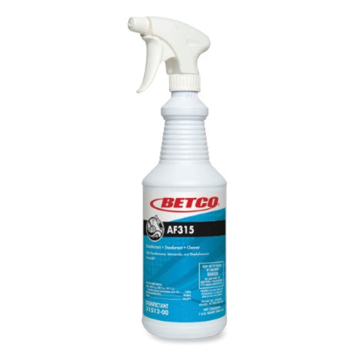 Betco AF315 Disinfectant Cleaner, Citrus Floral Scent, 32 oz Bottle, 12/Carton (3151200)