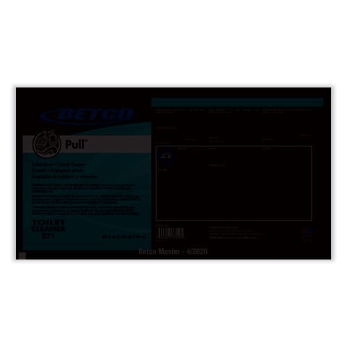 Betco Pull Bowl Cleaner, Acidic Scent, 32 oz Bottle, 12/Carton (711200)