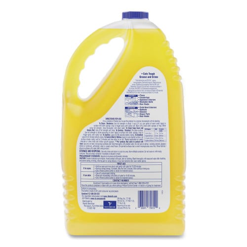 Lysol® Multi-Surface Disinfectant Cleaner, Lemon Scent, 144 oz. Bottle, 4 Bottles (77617)
