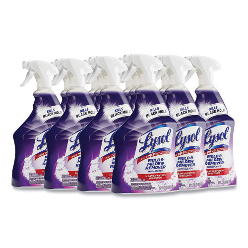 Lysol® Mold & Mildew Remover Spray, 32 oz. Spray Bottle, 12 Bottles (78915)