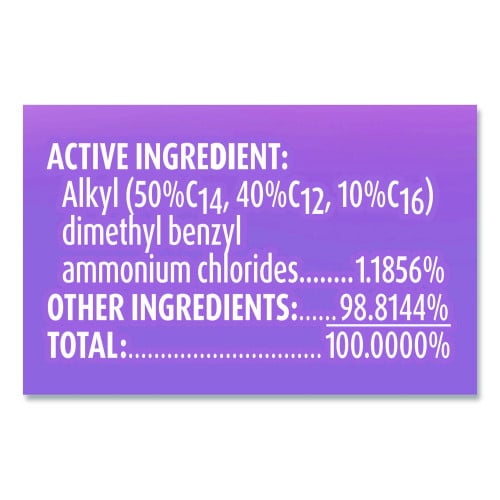 LYSOL Brand Clean and Fresh Multi-Surface Disinfectant Cleaner, Lavender and Orchid Essence, 144 oz Bottle, 4/Carton (88786)