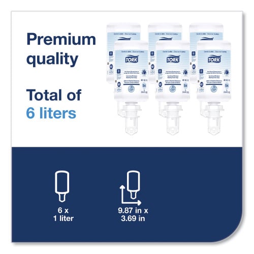 Tork Extra Mild Foam Soap Refill, Unscented, 1 L, 6/Carton (401811)