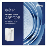 Kleenex Hard Roll Paper Towels with Premium Absorbency Pockets, 1-Ply, 8" x 600 ft, 1.75" Core, White, 6 Rolls/Carton (50606)