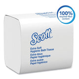 Scott® Hygienic Bath Tissue, 2-Ply, 250 Wipe Pack, 36 Packs (48280)
