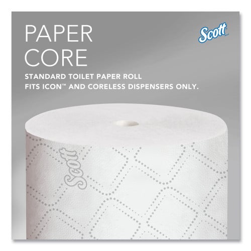 Scott® Small Core High Capacity Toilet Paper, 2-Ply, 1100 Sheets, 36 Rolls (47305)