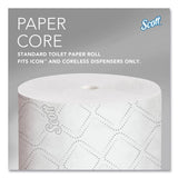 Scott® Small Core High Capacity Toilet Paper, 2-Ply, 1100 Sheets, 36 Rolls (47305)