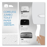 Scott Essential Coreless JRT, Septic Safe, 2-Ply, White, 3.75" x 1,150 ft, 12 Rolls/Carton (07006)