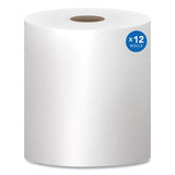 Scott Essential High Capacity Hard Roll Towels for Business, Absorbency Pockets, 1-Ply, 8" x 1,000 ft, 1.5" Core, White,12 Rolls/CT (01000)