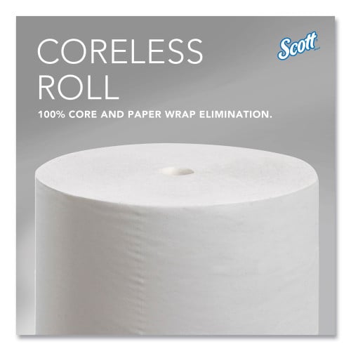 Scott Essential Coreless SRB Bathroom Tissue, Septic Safe, 2-Ply, White, 1,000 Sheets/Roll, 36 Rolls/Carton (04007)