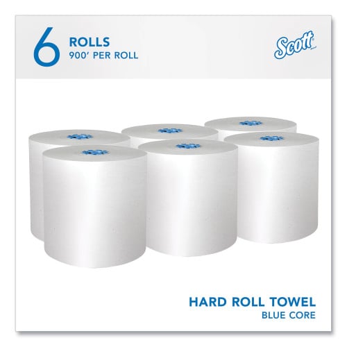 Scott® Pro Hardwound Paper Towels, White, 900-ft., 6 Rolls (43959)