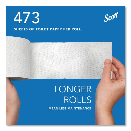 Scott® Pro Standard Toilet Paper, 2-Ply, White, 473 Sheets, 80 Rolls (13217)