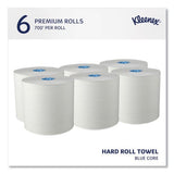 Scott® Pro Plus Hardwound Paper Towels, White, 700-ft., 6 Rolls (25637)