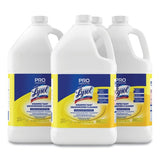 Lysol Disinfectant Deodorizing Cleaner Concentrate, Lemon Scent, 128 oz Bottle, 4/Carton (99985CT)