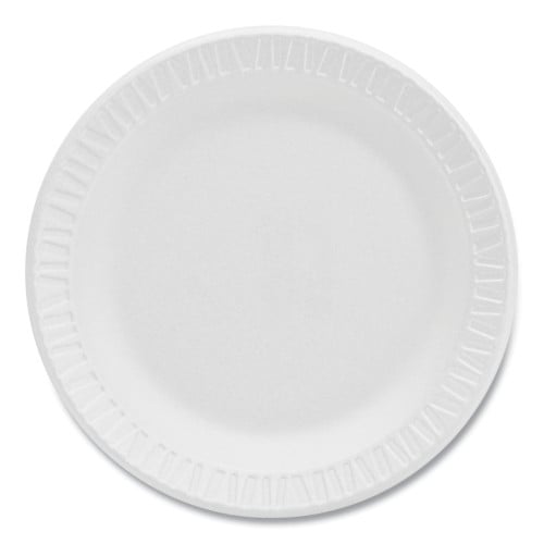 Dart Concorde Foam Plate, 6" dia, White, 1,000/Carton (6PWCR)