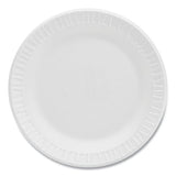 Dart Concorde Foam Plate, 6" dia, White, 1,000/Carton (6PWCR)