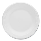 Dart Concorde Foam Plate, 10.25" dia, White, 125/Pack, 4 Packs/Carton (10PWCR)